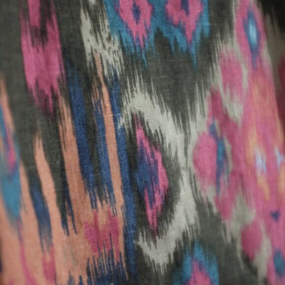 COPY - Anthropologie Marrakech Ikat slim pants 100% linen size L - Picture 8 of 9